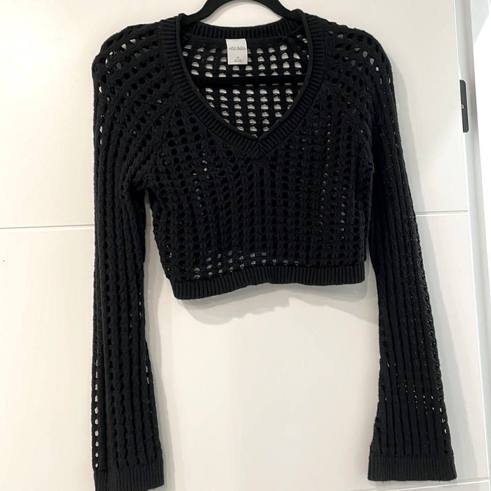 Knit crop top
